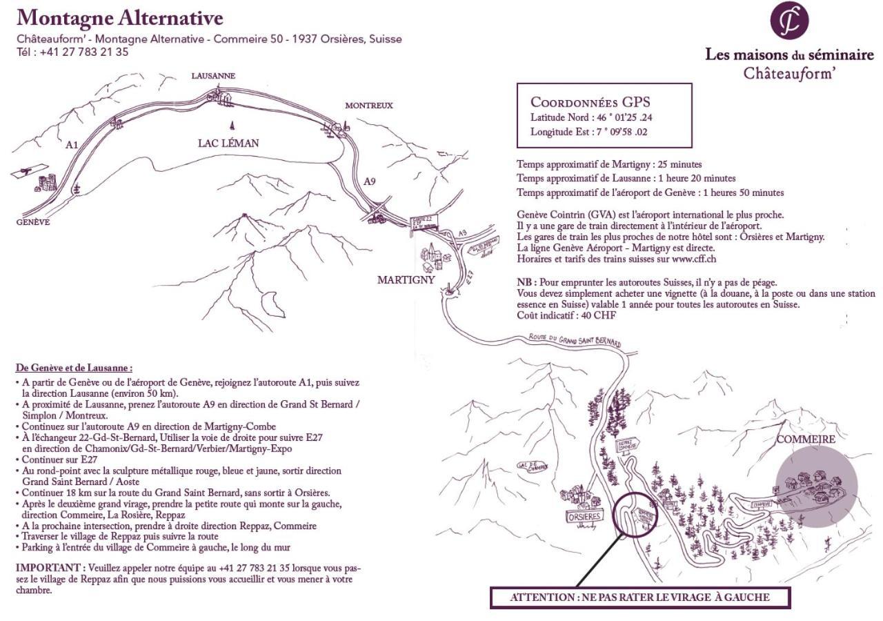 Montagne Alternative 호텔 Orsières 외부 사진